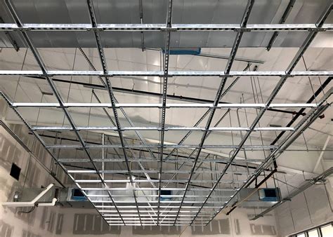 metal track ceiling installation